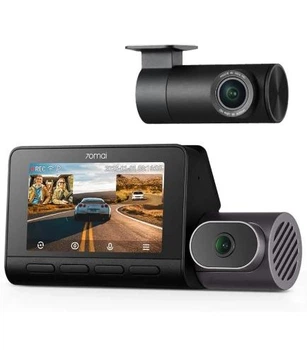 Автомобильный видеорегистратор 70mai Dash Cam 4K T800-2 Premium Set + Камера заднего вида 70mai Rear Cam Midrive RC13 Black + КП256Гб Black