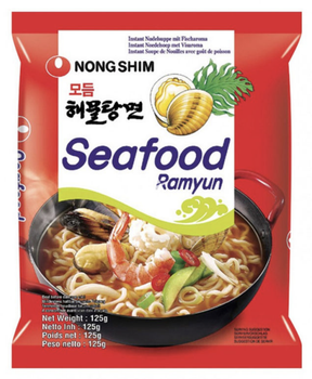 Локшина Рамен Seafood (з морепродуктам) 125 г ТМ Nongshim