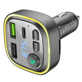 FM-передатчик Borofone BC48 Broad с поддержкой QC3.0 для автомобиля и Bluetooth