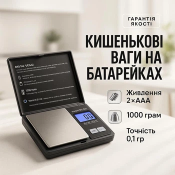 Весы ювелирные электронные ACS MS-2020 1000 грамм на батарейках