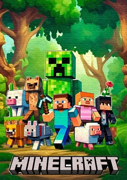 Фотопазл 29*20 см А4 120 елементів Minecraft (#1366-П)