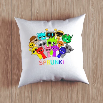 Подушка з принтом Sprunki (#0765-П)