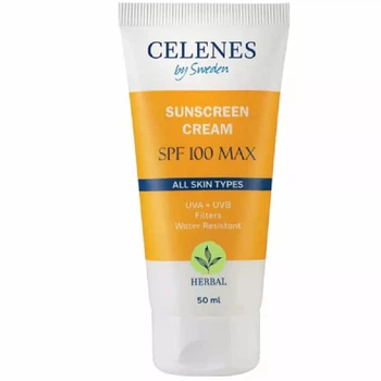 Средство от загара Celenes Herbal Sunscreen Cream Spf 100 Max 50 мл (7350104248260)