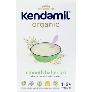 Дитяча каша Kendamil Безмолочна Organic Рисова з 4-6 місяців 120 г (92000154)