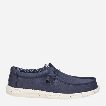 Мужские слипоны Hey Dude Wally Stretch Canvas 40700-410 42 (M9) 27.8 см Navy (197002672028)