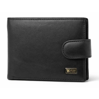 Чоловічий шкіряний гаманець Wanlima 22528501975a1 Black