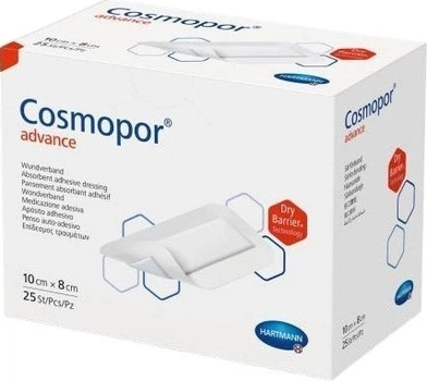 Opatrunek pooperacyjny Hartmann Cosmopor Advance jałowy 10 x 8 cm 25 szt (4049500770323)