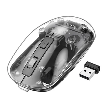 Миша HOCO GM29 Mysterious dual-mode silent wireless mouse Dark Night Black