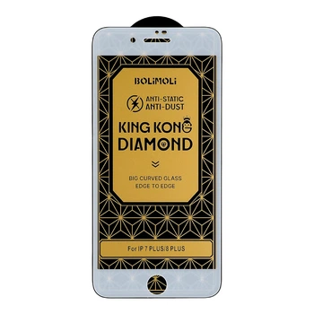 Защитное стекло KingKong Diamond Glass белое для Apple iPhone 7 Plus 8 Plus