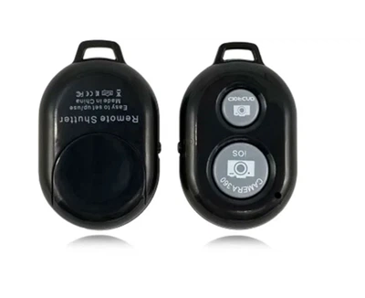 Пульт селфи кнопка Bluetooth черный для камеры до 10 метров дистанции PRC