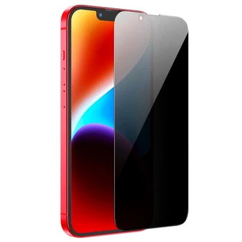 Защитное стекло Hoco Guardian Shield глянцевое антишпионское для iPhone 13 Pro 13 14 черное
