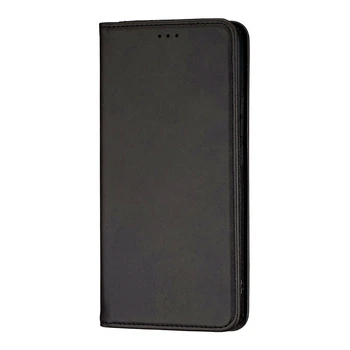 Чехол-книжка кожзам для Xiaomi Redmi Note 14 4G черный с защитой от повреждений