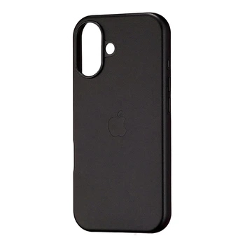 Чохол Leather Case з MagSafe для iPhone 17 шкірозамінник захист камери чорний