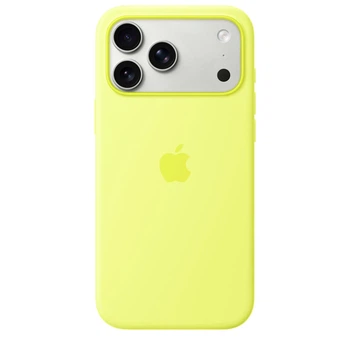 Чохол силіконовий Silicone Case із MagSafe для iPhone 17 Pro Max захист камери жовтий