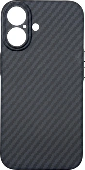 Чохол для смартфона BeCover FIBRA Carbonite case with MagSafe для Apple iPhone 17 Black (BC_715406)