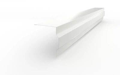 Планка Торцевая PSM Profile 0,5 мм 1500 мм глянцевая Белая RAL 9003