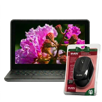 Ноутбук Dell Latitude 3120 / 11.6" Touch (Pentium N6000 / 4GB / 128SSD) + Мишка / Win10Pro Уцінка