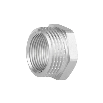 Футорка латунна Thermo Alliance Forte 1"×3/4" НВ, посилена, нікельована, PN40
