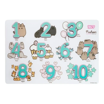 Підкладка для столу YES Pusheen цифри (492060)