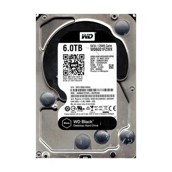 Жесткий диск Western Digital Black 6TB Performance 7200об/мин SATA 6 (WD6001FZWX) - Б/У