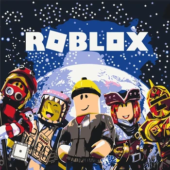 Картина по номерам Оригами Roblox 30x30 см (LW21832)