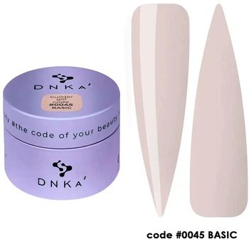 Гель для нарощування нігтів DNKa Builder Gel Basic №0045 30 мл