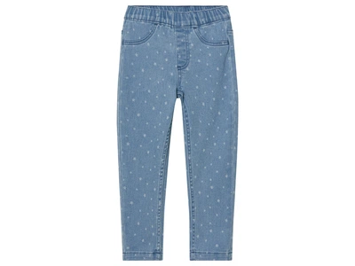 Джеггинсы Skinny с нашивкой для девочки Lupilu LYCRA® 453495 122-128 см (6-8 years) Голубой