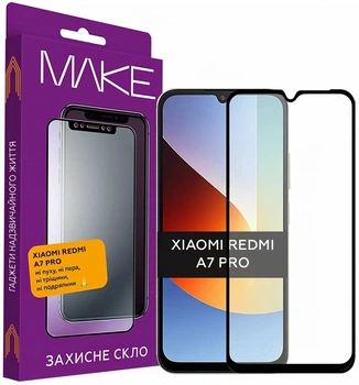 Захисне скло для смартфона Xiaomi Redmi A7 Pro MAKE (MGF-XRA7P)