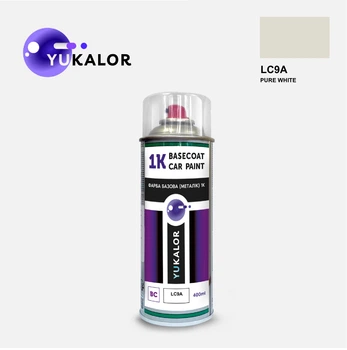 Фарба автомобільна аерозольна YUKALOR SEAT LC9A pure white 2014 400 мл