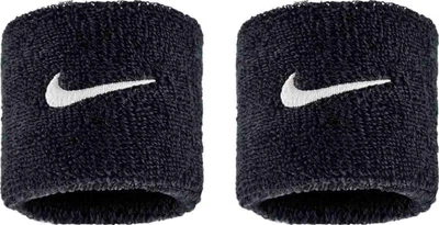Напульсники Nike SWOOSH CLASSIC WRISTBANDS 2PK чорний Унісекс One Size