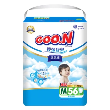 Трусики-підгузки Goo.N Slim & Comfortable (розмір 3(M), 7-12 кг, 56 шт) (4902011840667)