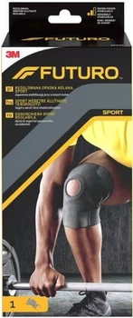 Bandaż na kolano Futuro Sport Regulowana czarna 33 – 45.7 cm (4054596277663)