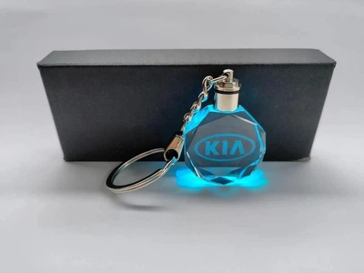 Брелок для ключей с логотипом Киа Kia с подсветкой