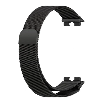 Ремінець міланська петля для Huawei Band 8 | Band 9 | Band 10 чорний