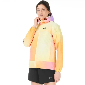Куртка штормова Picture Organic Surface Printed Women XS Світло-жовтогарячий