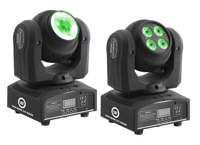 Світлодіодна голова Light4Me рухома Twin beam 210 wash mini L (5908249808522)
