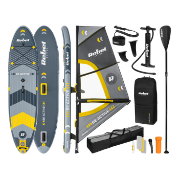 Надувна SUP-дошка Rebel ACTIVE RBA-4513 для віндсерфінгу, комплект 305 см