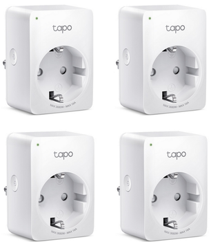 Набір мережевих розеток TP-LINK W-LAN P110 / Tapo P110 (4 штуки) Білі (TPLP1104)