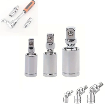 Набір карданних шарнірів CR-V 1/2", 1/4", 3/8" для торцевих головок, хром-ванадієва сталь.