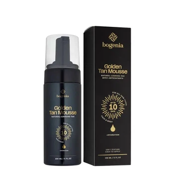Автозасмага для обличчя і тіла Bogenia Golden Tan Mousse, 150 мл