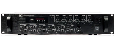 Підсилювач потужності ITC TI-2406S (USB/SD+FM Tuner, Bluetooth, 6 зон, 240 Вт)
