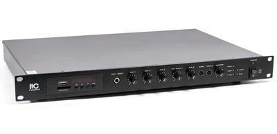 Мікшуючий підсилювач потужності ITC T-350DTB 350 Вт з USB/SD/TUNER