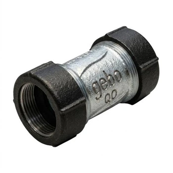 Муфта с обжимным кольцом с двух сторон Gebo Quick - тип QO 1/2"