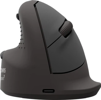 Mysz Fellowes Breyta Plus+ Vertical Mouse Medium Left Wireless/Bluetooth/USB Black (100143583)