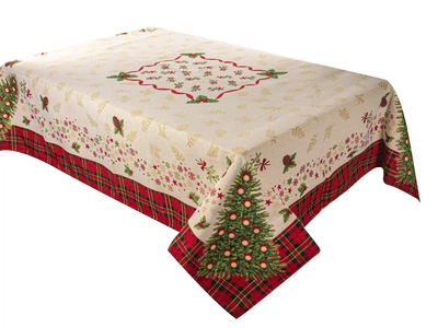 Скатерть новогодняя гобеленовая Lefard "Christmas delight" 140х240 см (732-384)