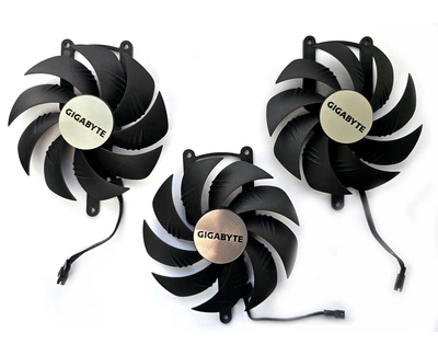 Вентилятор кулер для видеокарты Gigabyte RTX 4070 Ti RX 7900 XTX Gaming (orgnl) Apistek GAA3S2U (PLD10020S12H) комплект 3 шт (№551)