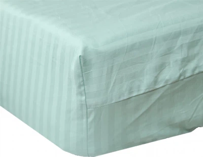 Простынь на резинке Moon&Star Stripe Mint Satin Stripe 200х200х25 см (MS-850005458)
