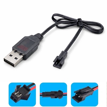 ЮСБ зарядка для аккумуляторов детских игрушек 3,7В 0,5А 2p ЗУ (USB зарядное устройство для АКБ 2pin)