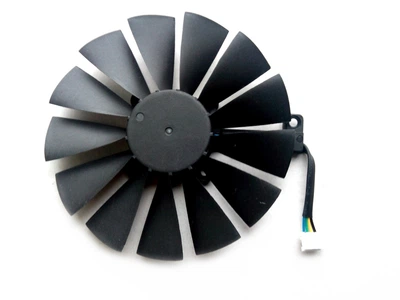 Вентилятор для видеокарты ASUS GTX 1050 Ti RX 470 570 Strix RX 580 Dual (orgnl) 95 мм Everflow T129215SM (FD10015H12S FDC10M12S9-C)(№134)