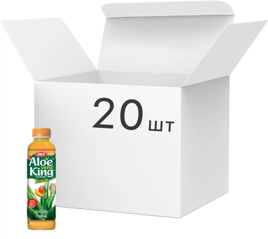 Упаковка фруктового напою OKF Aloe Vera King Mango 0.5 л х 20 шт (8809041425962)